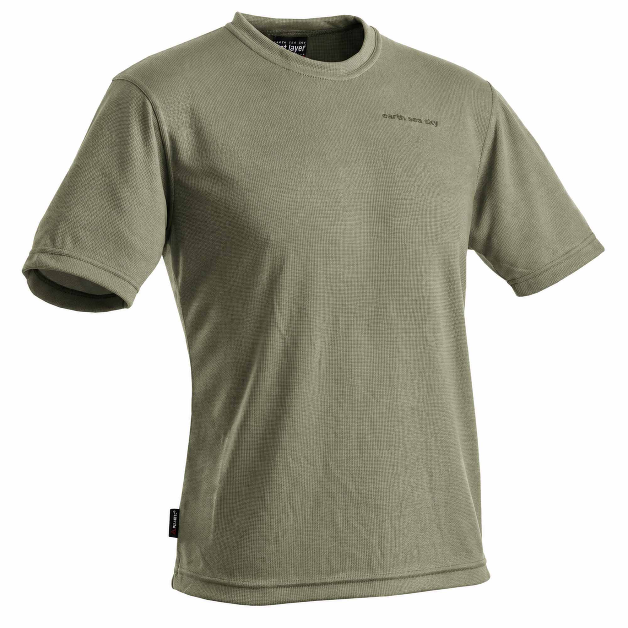 Earth Sea Sky First Layer Mid Weight Crew Short Sleeve Men’s in Taupe