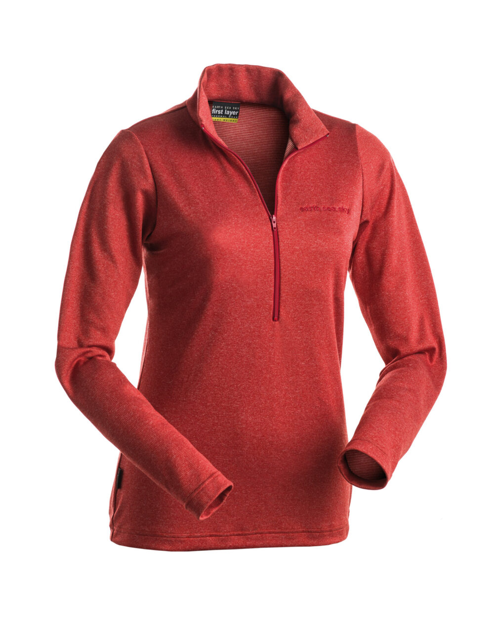 Power Wool Zip Polo Women's - Image 4
