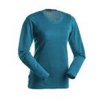511360-TURQUOISE_WOMENSFIRSTLAYERPOWERGRIDLONGSLEEVECREW_EARTHSEASKY