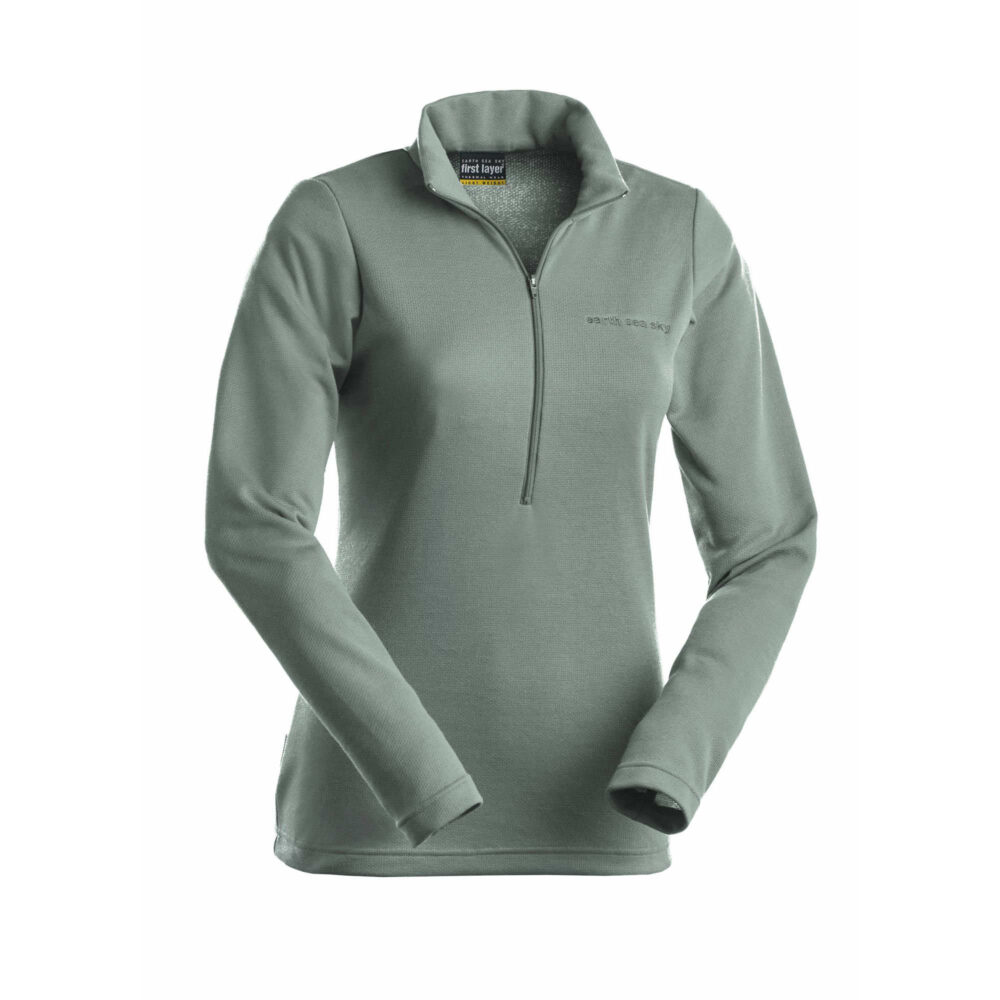 511320-SILVER_WOMENSLIGHTWEIGHTPOWERDRYZIPPOLO_EARTHSEASKY