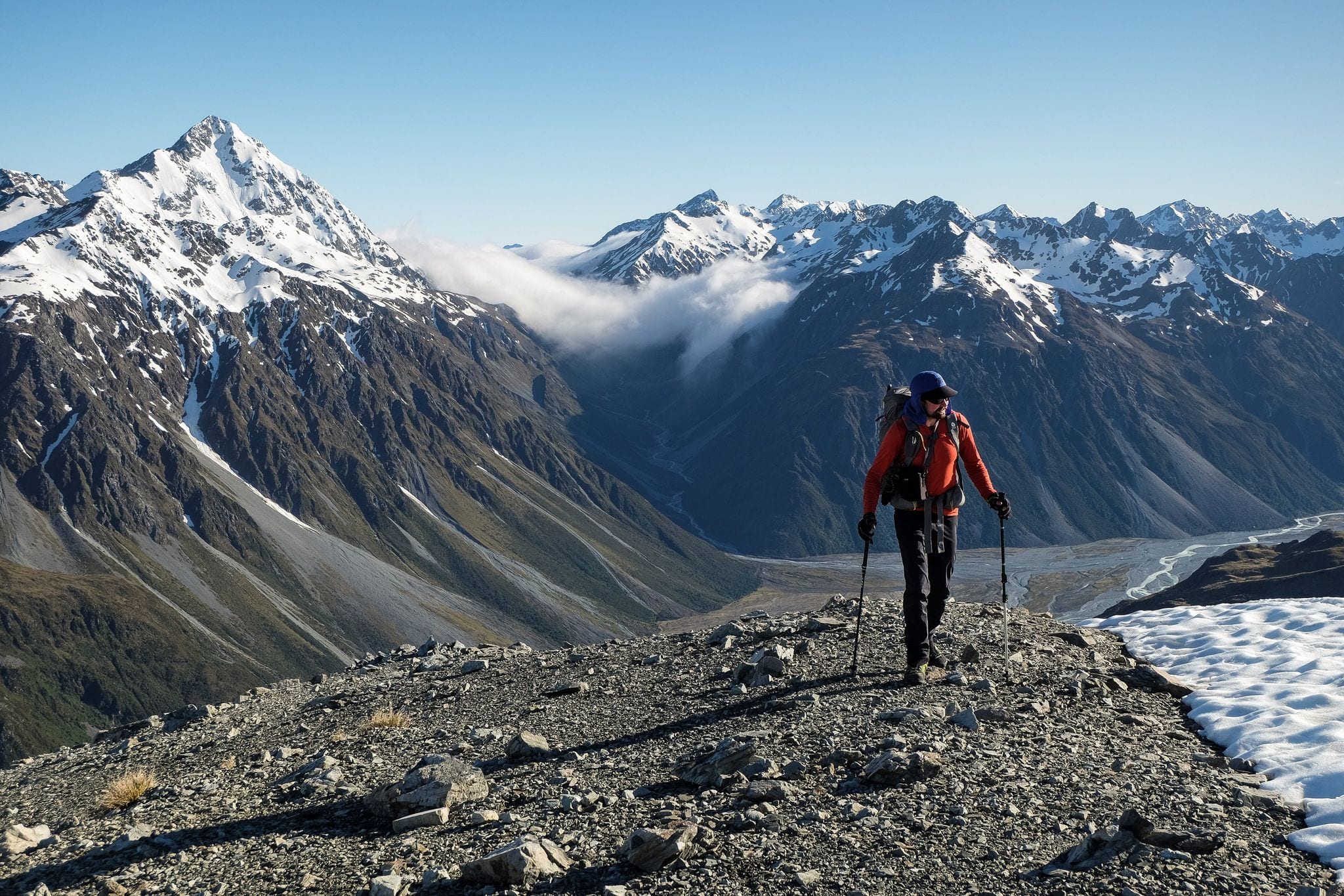 Rakaia tramping view