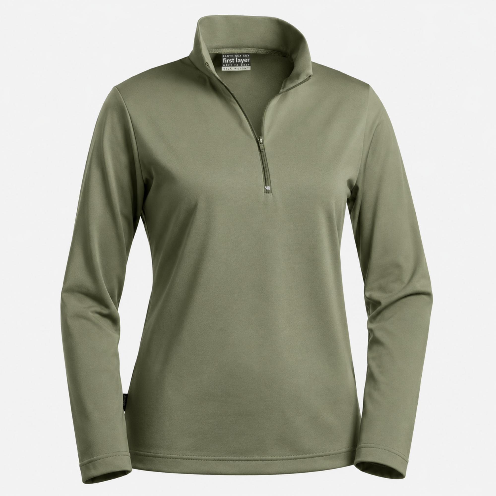 Silk Weight Zip Polo Women's - Image 5